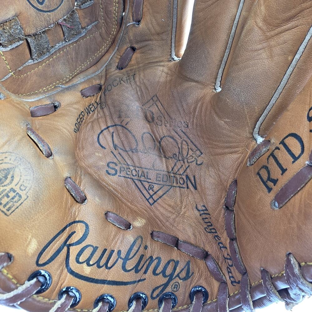 Rawlings Baseball Glove 12 Derek Jeter Edition Tan Cowhide Deep Pocket - Picture 6 of 10